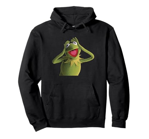 Disney The Muppets Kermit The Frog Freaked Out Shot Pullover Hoodie