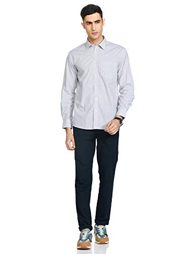 Image of Amazon Brand - Symbol Men's Printed Regular Casual Shirt (AW20-SYM-FS-AOP White 4 42)
