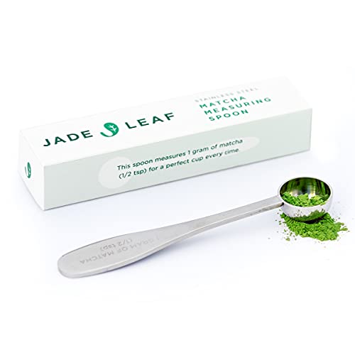 Jade Leaf Matcha Stainless Steel 1g Measuring Spoon for Green Tea Powder