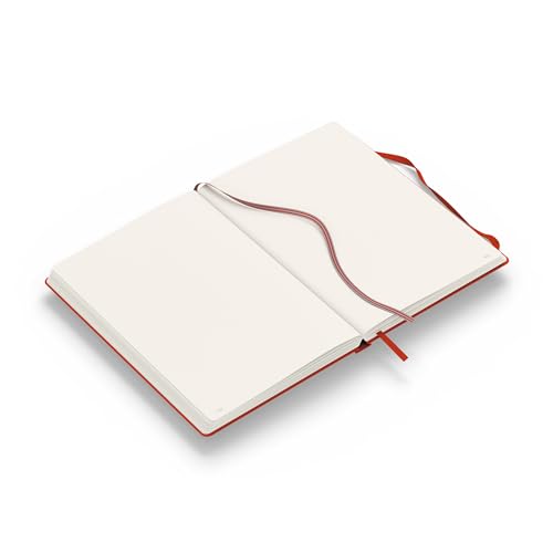 Image of LEUCHTTURM1917 - Notebook Hardcover Medium A5-251 Numbered Pages for Writing and Journaling (Fox Red, Plain)