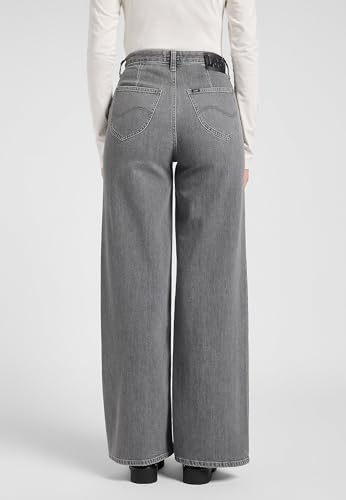 LEE - Jeans Damen - High Waist Wide Leg Fit - Stella - Grey Fog – Ansicht 4