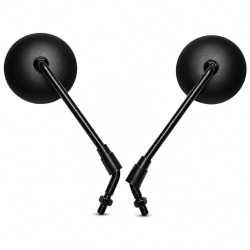 Image of Rear View Touring Black Mirror Compatible With RE Bikes (2021 To 2026)