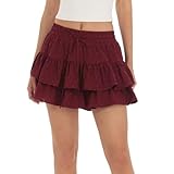 Kurzer Rock damen mit hose Geeignet für Urlaub, tanzen, tägliche Kleidung, Shopping, Dating, Party, Strand und andere Anlässe.