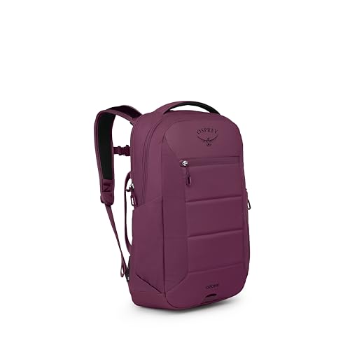 Osprey Ozone Laptop Backpack with Ventilated AirScape™ Backpanel - Lightweight Travel Backpack with 16” Laptop Sleeve - Carry-On Compatible Travel Bag for Men and Women, Moody Burgundy by Osprey - Used condition - US$118.56