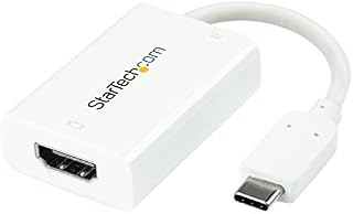 StarTech.com USB C to HDMI Adapter - 4K 60Hz Video, HDR10 - USB-C to HDMI 2.0b Adapter Dongle - USB Type-C DP Alt Mode to HDMI Monitor/Display/TV - USB C to HDMI Converter (USBC-HDMI-CDP2HD4K60)