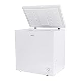 Statesman CHF198 Chest Freezer, 198 Litre, 95 cm Wide, 1x Freezer Basket, Adjustable Feet, Suitable for Outbuildings and Garages, Operates in Temperatures Down to -15ºC, White
