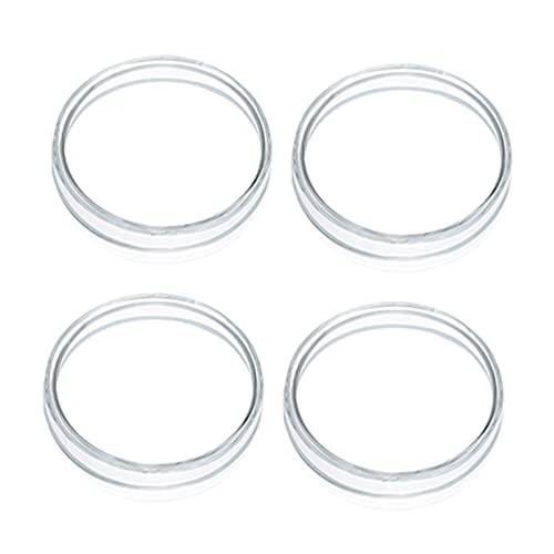 SOLUSTRE Professional Lab Glass Petri Dishes High Transmittance Acid Alkali Resistant Heat Resistant Petri Plates