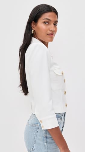 L'AGENCE Women's Kumi Cropped Fitted Jacket4