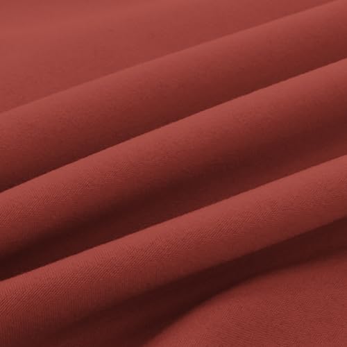 Image of Elegant Comfort Luxury Ultra-Soft 2-Piece Pillowcase Set 1500 Thread Count Egyptian Quality Microfiber Double Brushed-100% Hypoallergenic-Wrinkle Resistant, Standard /Queen Size, Rust