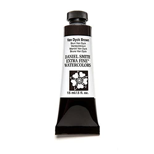 Daniel Smith Extra Fine Watercolor 15ml Paint Tube, Van Dyke