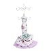 Mermaid Lady Mannequin Jewelery Display Tree Stand Holder Bow w/ Floral Print