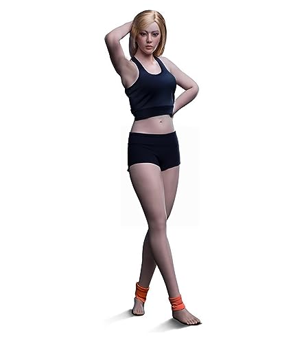 HiPlay TBLeague 1/6 Scale 12 inch Female Super Flexible Seamless Figure Body, Model-Like Body Type, Medium Bust, Minature Collectible Action Figures(S33B,Suntan)