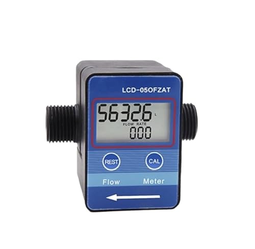 Flow Sensor Meter Digital Pipeline Water Flow Turbines Water Flowmeter Digital Display Water Flow Meter 2.3-3.3V