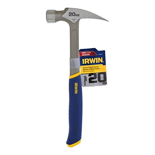 Martelo IRWIN 195488 com cabeça de aço e suporte para parafuso, 566 g