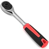 Utoolmart Rotator Ratchet Wrench, 1/4 Inch CR-V Reversible Quick-Release Drive 1 pcs
