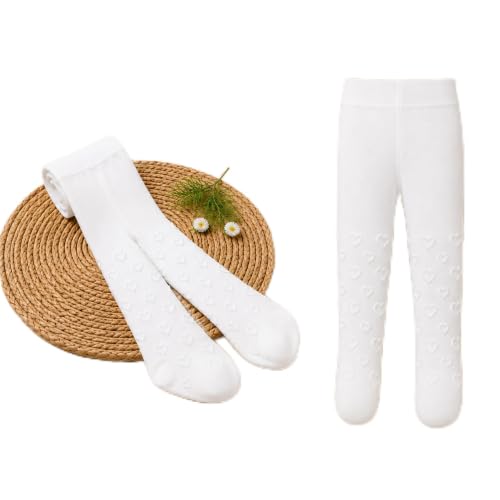 Image of THE LITTLE LOOKERS Baby Tights Thick Toddler Baby Girl Seamless Knit Leggings Thick Solid Cotton Stockings Footed Pants Pantyhose for Years Baby