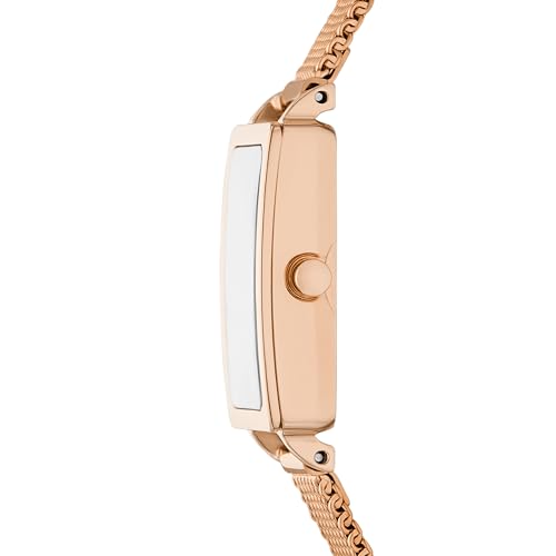 Image of Skagen Hagen Lille Rectangular Stainless Steel Watch for Women
