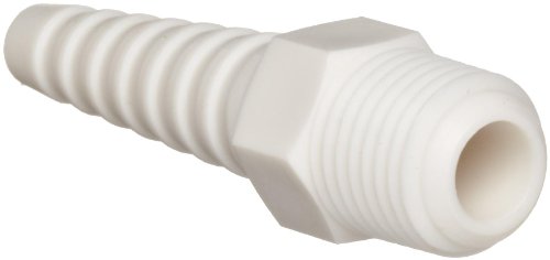 Millipore XX4304704 Polypropylene Hose Adapter, 1/4" NPTF, 5/16" ID (Pack of 2)