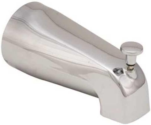 Replacement for Proplus 556487 3/4 in. or 1/2 in. FIP Bathtub Spout with Front Diverter, Chrome Repair Part