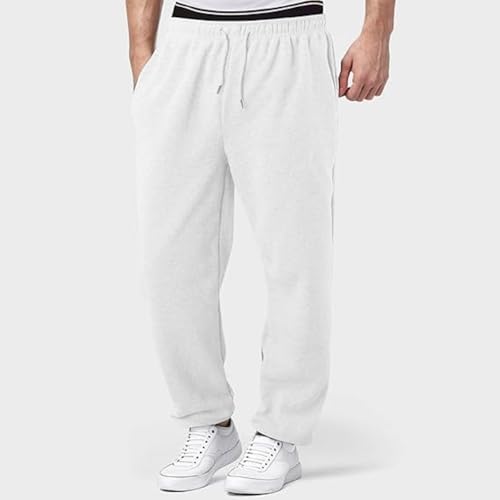 Baggy Sweatpants for Boys Teens Loose Fit Open Bottom Sweat Pants Elastic Waist Trousers Streetwear with Pockets Fall Joggers3