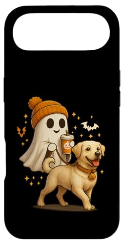Labrador Retriever Halloween Ghost Walking Labrador Dog X}zP[X iPhone Air p