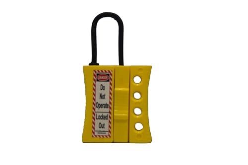 Image of Lockout HASP De-Electric AK-SLDH-76Y Lock and hold (Pack of 10)
