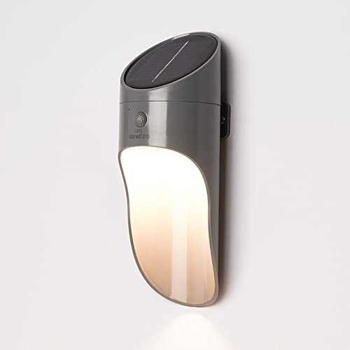 Eclairage extérieur mural sconce solaire et lanterne étanche crépuscule - 2