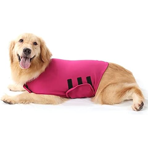 My Furry Friend Dog Anxiety Relief Jacket Coat | Comfortable Calming Wrap | Dogs Puppies Afraid of Fireworks Rain Thunderstorm | New Year's Eve & Bonfire Night Calming Aid | (X-Small, Pink) Cover