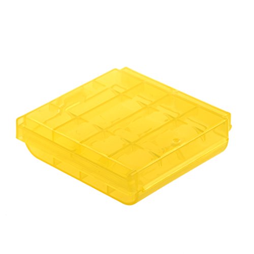 SODIAL(R) 4 x Caja Plastico Estuches pa AA/AAA Bateria Pila Nueva