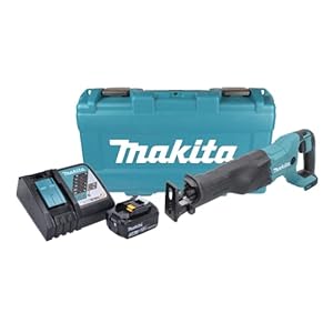 Makita DJR 186 RF1K Akku Reciprosäge Säbelsäge 18 V + 1x Akku 3, 0 Ah + Ladegerät + Koffer