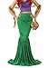 Fun Costumes Mermaid Dress Costume for Women | Adult Sea Princess Outfit with Tail Skirt and Starfish Hair Clip, Medium