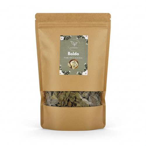 Boldo – Boldo Chileno (Peumus Boldus) en hojas sueltas, Boldo Herbal Tea; infusión para bienestar digestivo, efecto relajante suave y apoyo antioxidante; sabor intenso y aromático