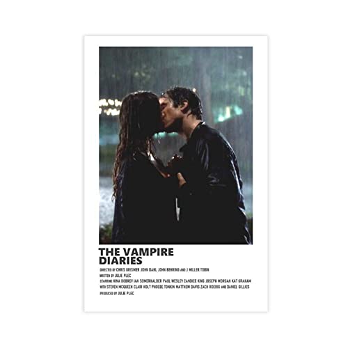 Poster de l'émission télévisée Vampire Diaries The Originals 24 sur toile - Décoration murale pour salon, chambre à coucher - Sans cadre : 30 x 45 cm