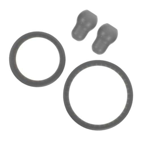 ERINGOGO 4 Piezas Estetoscopio de diafragma de tapón para oídos diafragma de estetoscopio pediátrico puntas de auriculares cubiertas de estetoscopio gorra de oído de polivinilo Gris