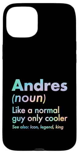 Andres Like A Normal Guy Only Cooler Legend King �t�@�[�X�g�l�[�� �X�}�z�P�[�X iPhone 15 Plus �p
