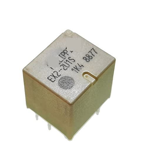 Relé EX2-2U1S de alta fiabilidad 12VDC DIP10 para control electrónico estable