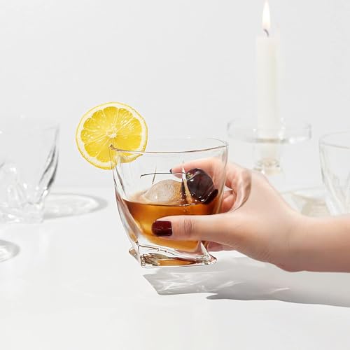 Image of Premium 350 ML Water & Juice Drinking Glasses Set of 6 Vintage Glassware Set for Juice, Cocktail, Mocktail,Whisky All Beverages Everyday Uses for Gift (6, MT-08)