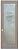 Frosted Glass Laundry Door - Cat Nap (Element) - 1D Negative Frosted - Country Farmhouse - 36" x 84" - Knob on Left - Pull Open - Alder Clear