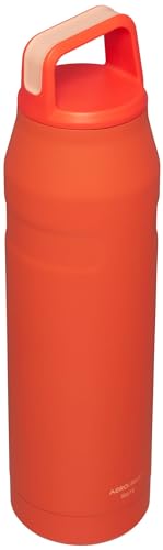 Image of Stanley IceFlow Cap and Carry Water Bottle | Wide Mouth Twist Lid | Lightweight & Leakproof for Travel & Sports | Insulated Stainless Steel | BPA-Free