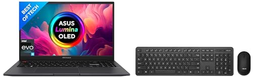 Image of ASUS Vivobook S15 OLED 2022, 15.6 inch 39.62 cm FHD OLED, Intel Core EVO i5-12500H 12th Gen, (16GB RAM /512GB SSD), S3502ZA-L502WS CW100 (Keyboard & Mouse Set)