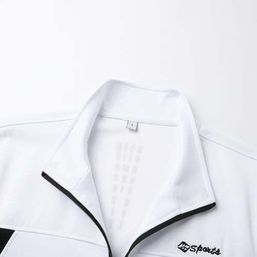 Men's Casual Athletic Tracksuit Long Sleeve Sweatsuit Set Full Zip Running Jacket and Pants 2 Piece Outfits