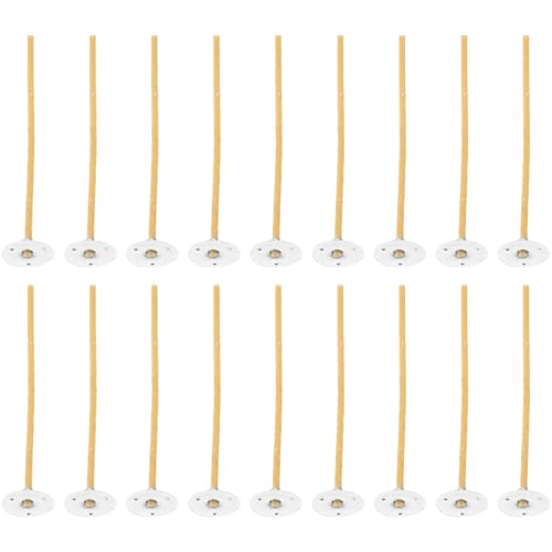 100 pzas mechas trenzadas de cera para velas 10 cm