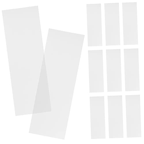 SOLUSTRE Educational Microscope Slides 100pcs Object Slides Optimal for Biology Class