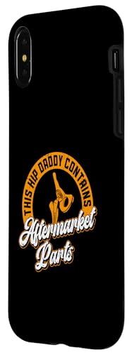 Image of iPhone X /XS Bionic Hip Dad Design For A Hip Surgery Survivor Father Case