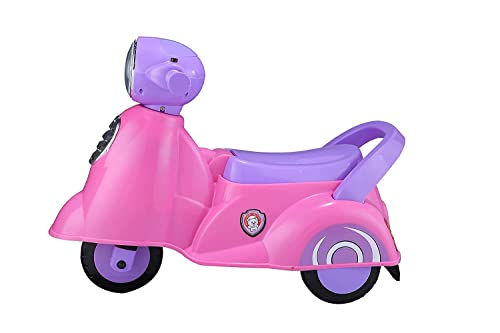 Image of JoyRide Star Balance Bike Toy Ride on with Musical Horn & Light | Backrest and Under Seat Storage for Toys Boys and Girls of Age 1-3 Years, Weight Capacity Up to 20kgs (Pink)