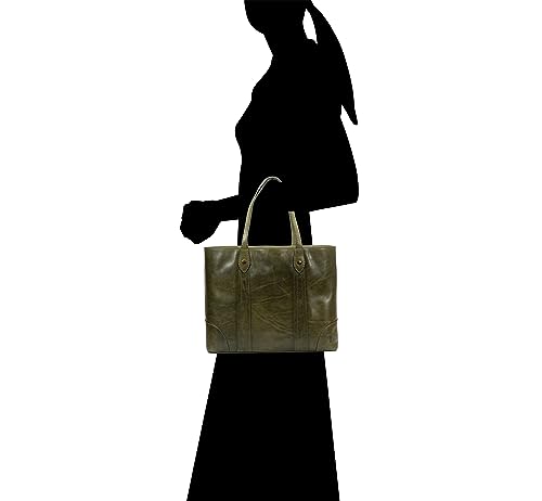 Image of Frye Women's Melissa Shopper Tote Bag, Stylist Large Handbag with Adjustable Strap & Pockets