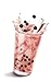 BOBABAM Strawberry Instant Boba Drink Kit- 4 pack