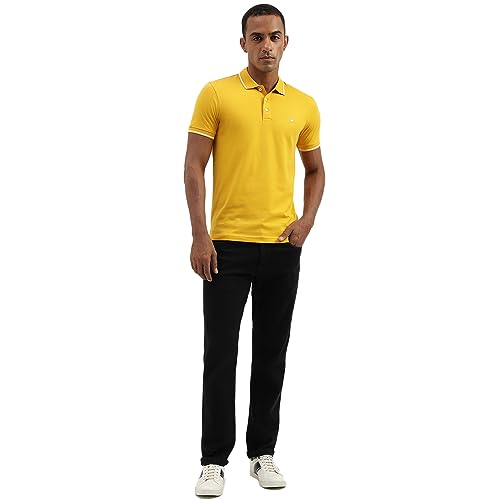 Image of United Colors of Benetton Men's Solid Regular Fit Polo Shirt