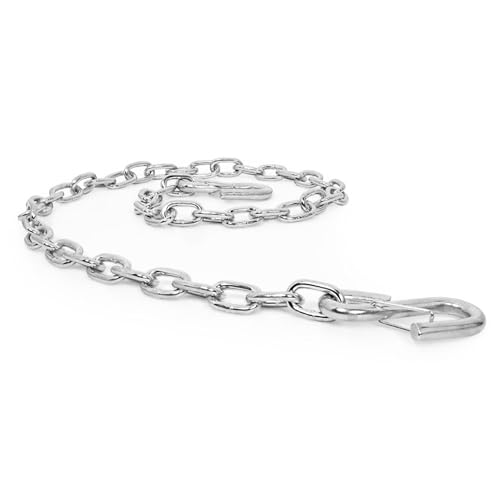 Camco 50022 Safety Chain (Class I (2,000 lb. Capacity)- 48" w/Spring Hooks)