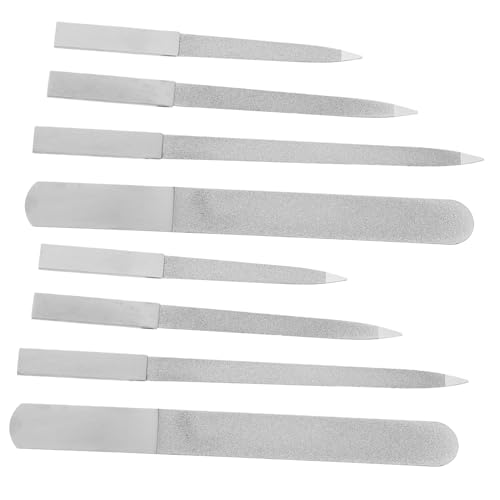 FOMIYES 8 Zbg ʒ܂₷ v nail file Nbp[ g}[ XebJ[ t@C oJ ܂₷obt@[ lCA[gc[ XeX| Silver